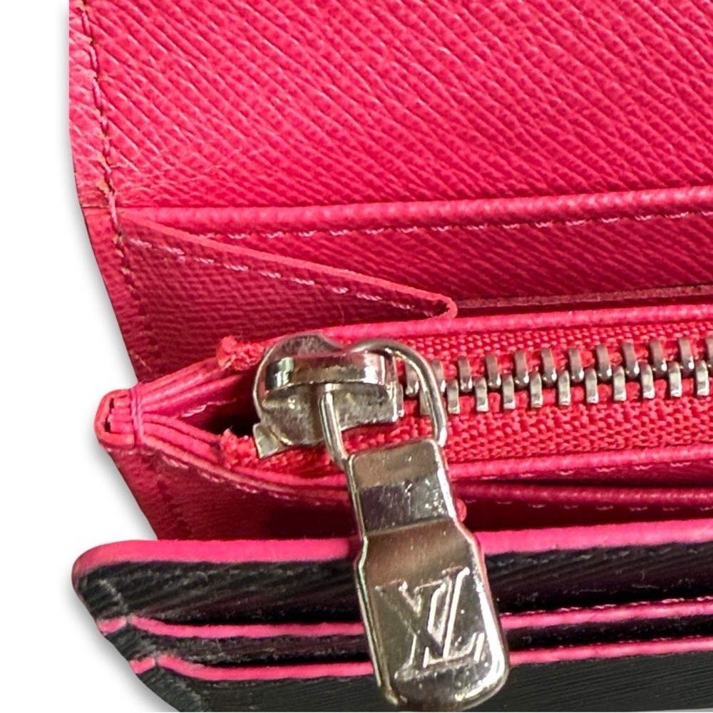 Louis Vuitton Portefeuille Sarah Epi Black Pink Long Wallet - Picture 7 of 9